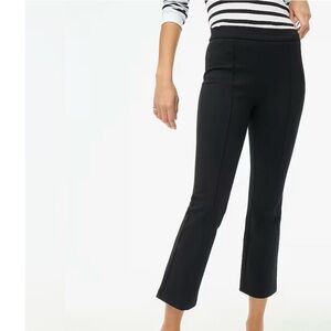 NWT J. Crew Women’s Stretch Crop Flare Ponte Pant Sz 2 rip and broken zipper